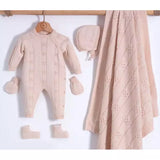 100% Cotton Knitwear Modern Baby Clothing Set