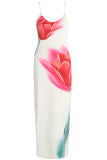 Tulip Print Cami Maxi Dress