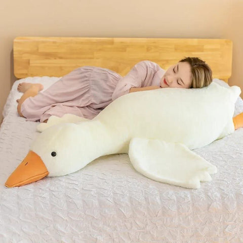 Goose Snuggle Plush Pillow