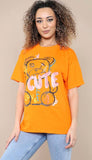 Relaxed Fit, 'Cute' Slogan Bear T-Shirt