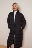 Black Maxi Puffer Coat