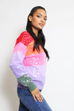 Multicolour Sequin Jumper