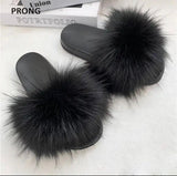 Women's Fluffy Sliders