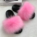 Women's Fluffy Sliders