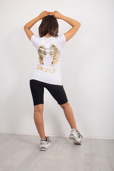 Gold Angel Wings Top