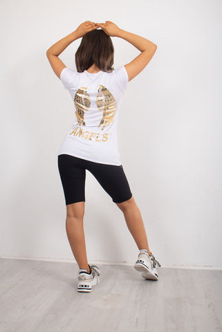 Gold Angel Wings Top