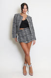 Boucle Box Blazer & Skirt Set