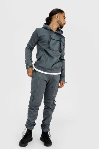 Reflective Piping Cargo Tracksuit