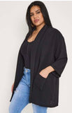 Plus Size Lightweight Blazer with Pockets