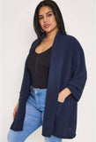 Plus Size Lightweight Blazer with Pockets