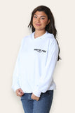 White Ladies White Fox Hoodie