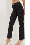 Straight Leg Cargo Trousers