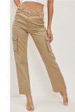 Straight Leg Cargo Trousers