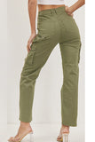 Straight Leg Cargo Trousers