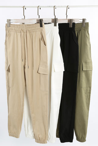 Elasticated Cuff Cargo Trouser