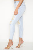 Light Blue Extreme Distressed Jeans