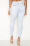 Light Blue Extreme Distressed Jeans