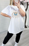 Plus Size Evil Eye T Shirt