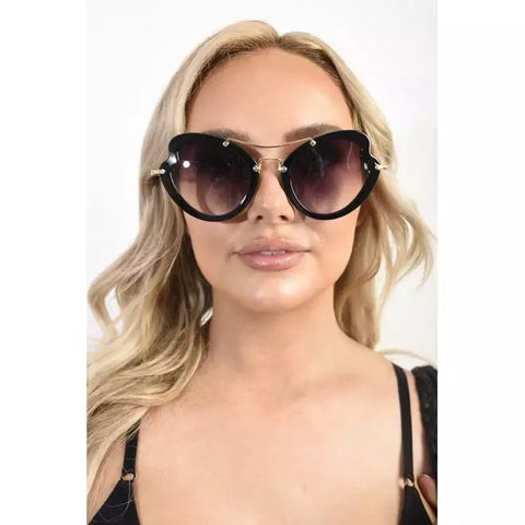 Penny Curved Cat Eye Sunglasses