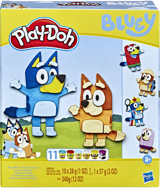 Bluey Play-Doh Make And Mash Costumes Playset