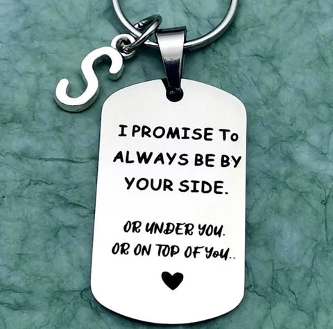 I Promise To Always Be By Your Side Keyring
