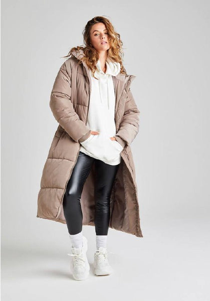 Mink Longline Puffer Jacket