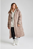 Mink Longline Puffer Jacket