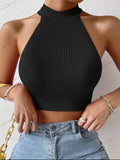 Ribbed Knit Crop Top